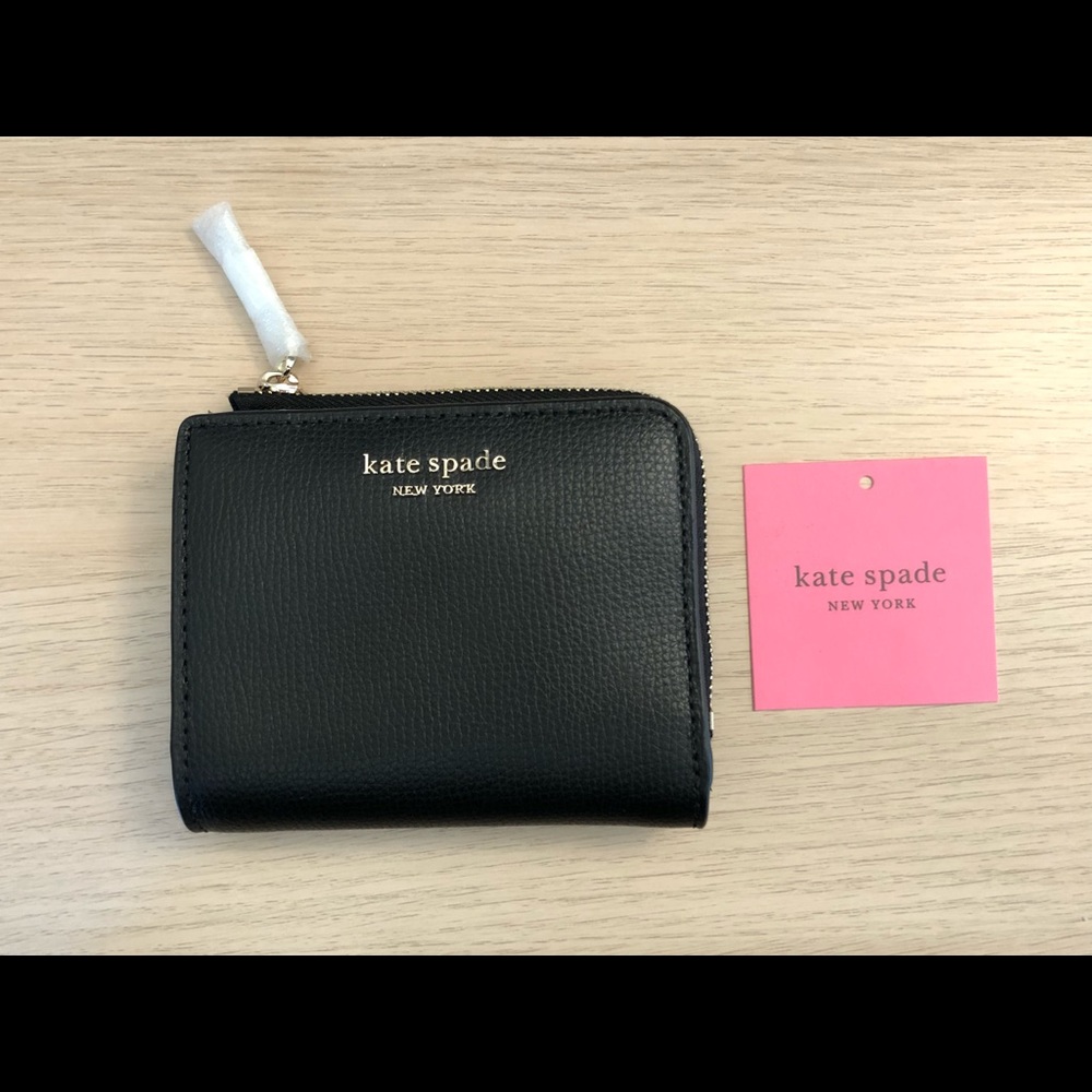Kate Spade sylvia small bifold wallet black